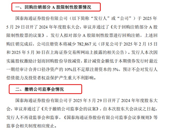 通过了！国泰(🎏)海通，撤销监事(🎁)会！