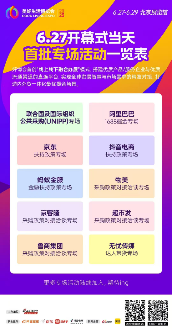 阿里、京东、拼(🤨)多多(👜)、抖音电商首次联合，美好生活博览会6月在京举办(🍕)！